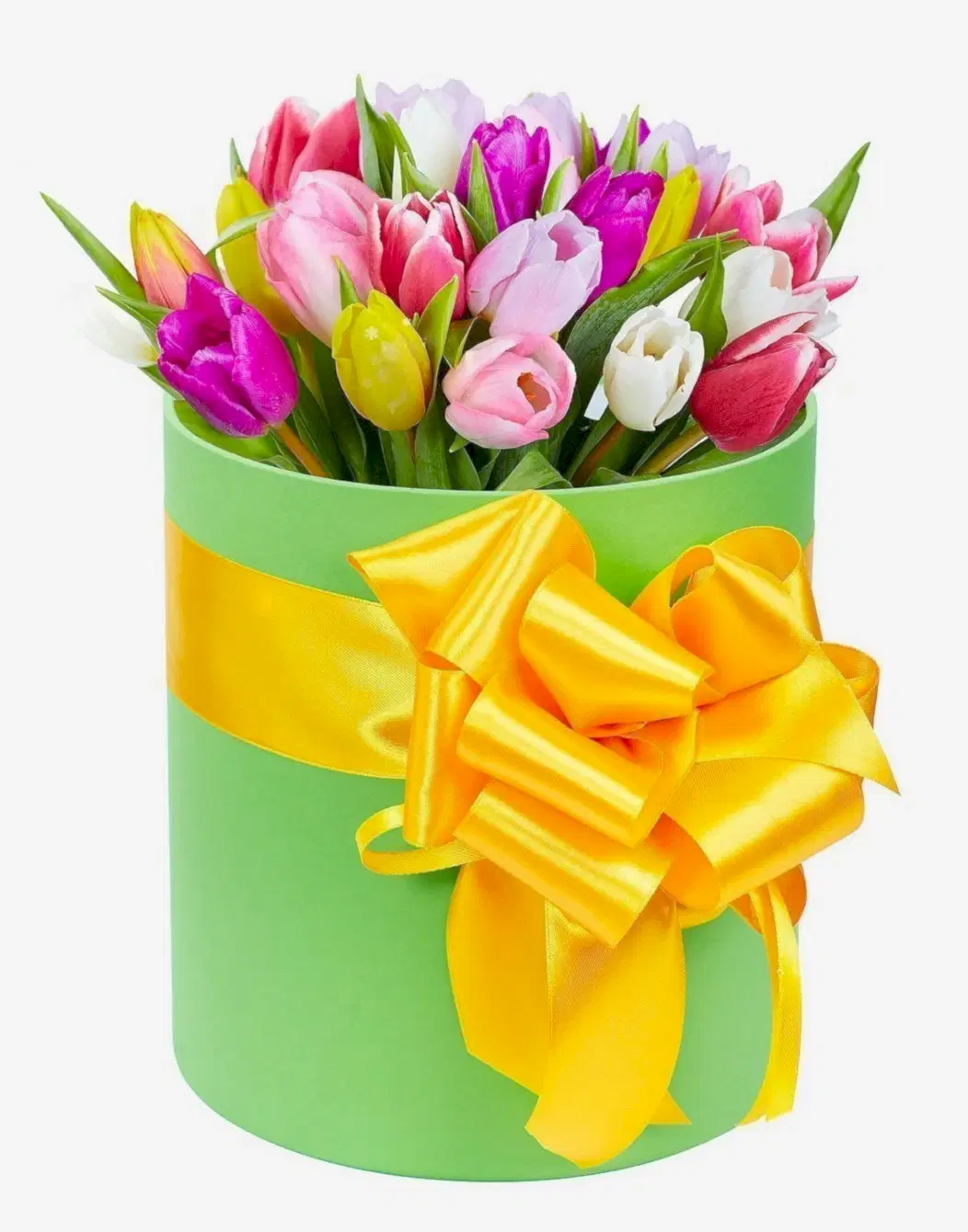 Box with Tulips